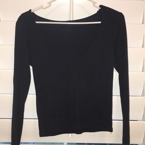 Brandy Melville Dark Blue Long Sleeve Top